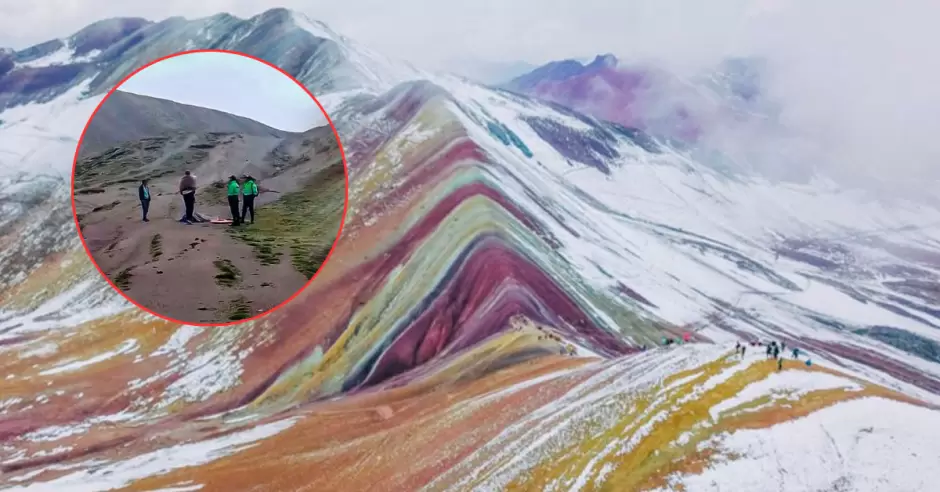 Lightning strike kills tourist on the Rainbow Mountain